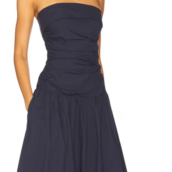 Band of the Free | Drop Waist Navy Blue Dress Size L - Picture 1 of 4
